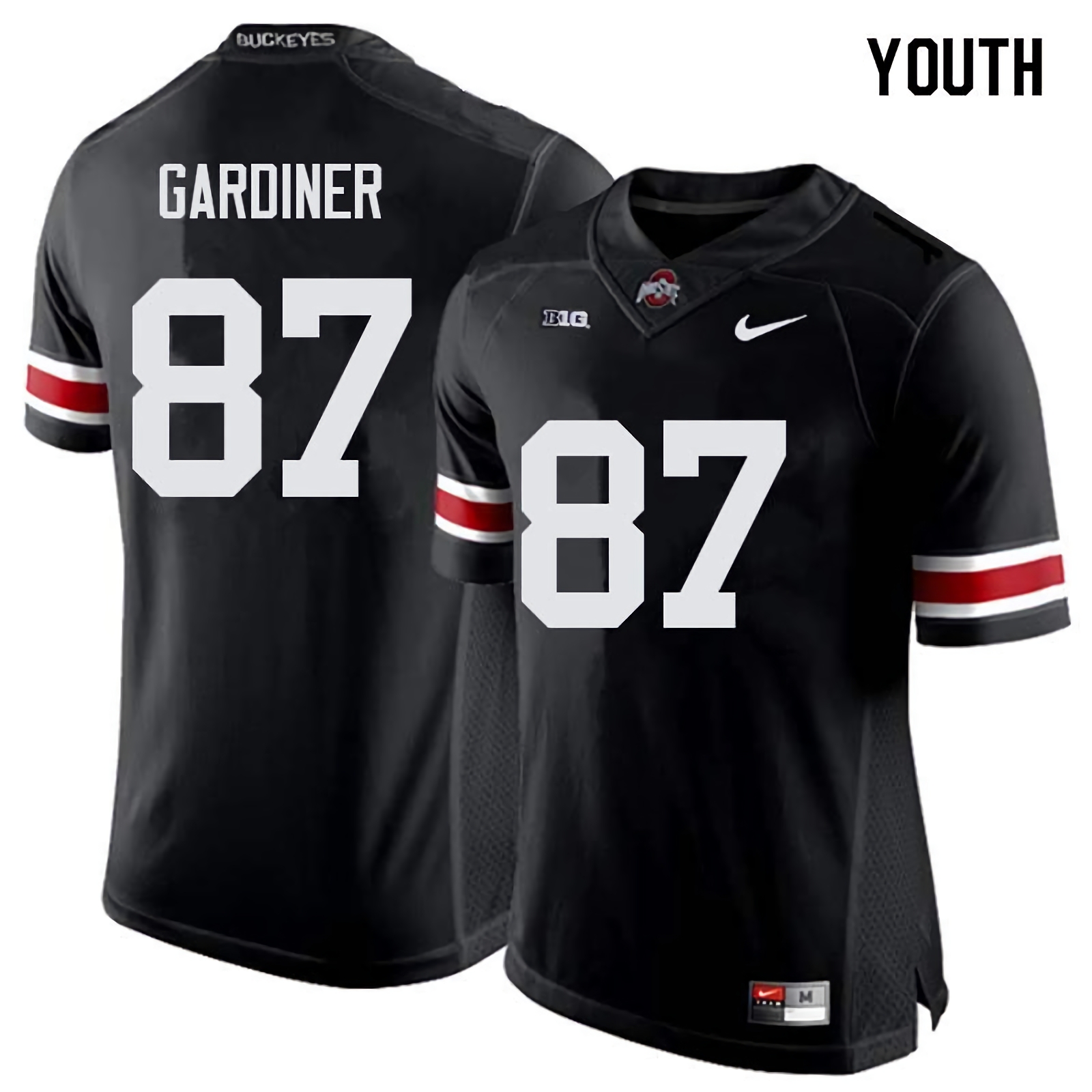 Ellijah Gardiner Ohio State Buckeyes Youth NCAA #87 Nike Black College Stitched Football Jersey FLN7456VZ